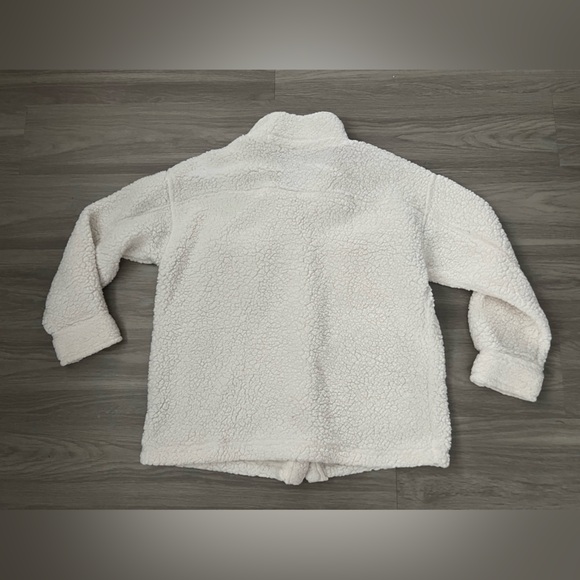 32 Degrees Cream Sherpa Jacket medium/large - Picture 2 of 4